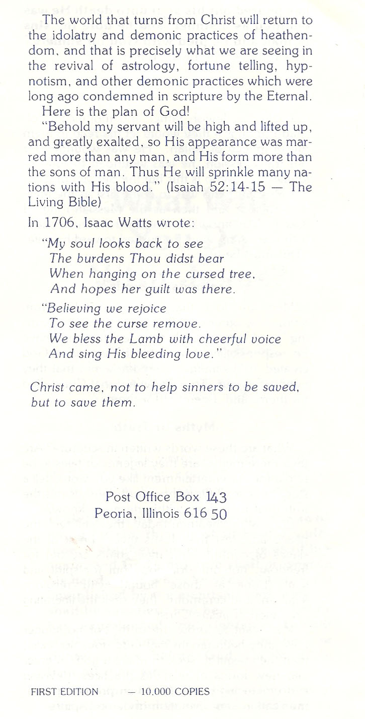 Bible Tract Ending