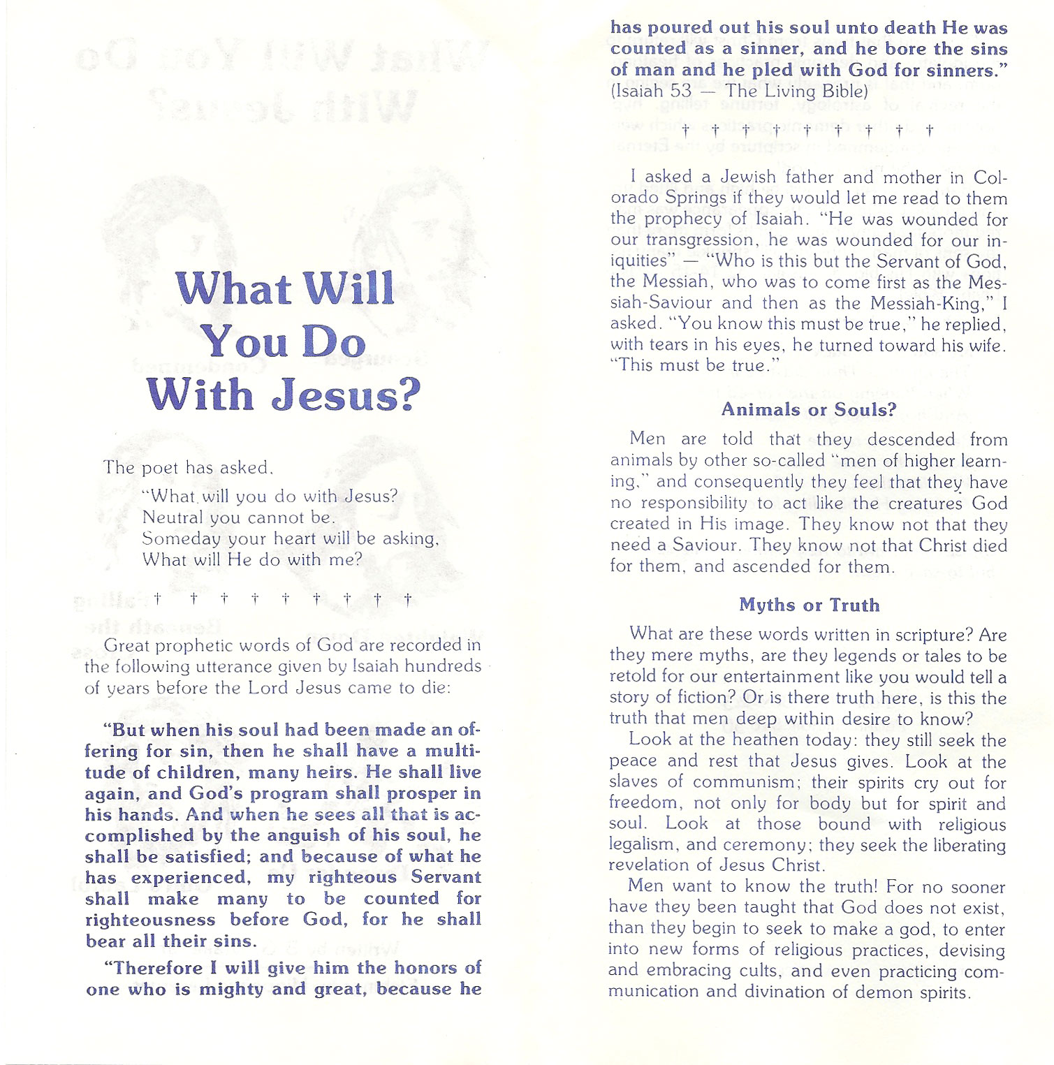 Bible Tract inside