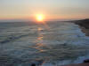 Sunset, three seas, 
